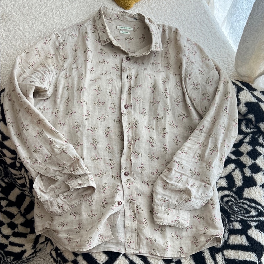Floral Button-Up Shirt